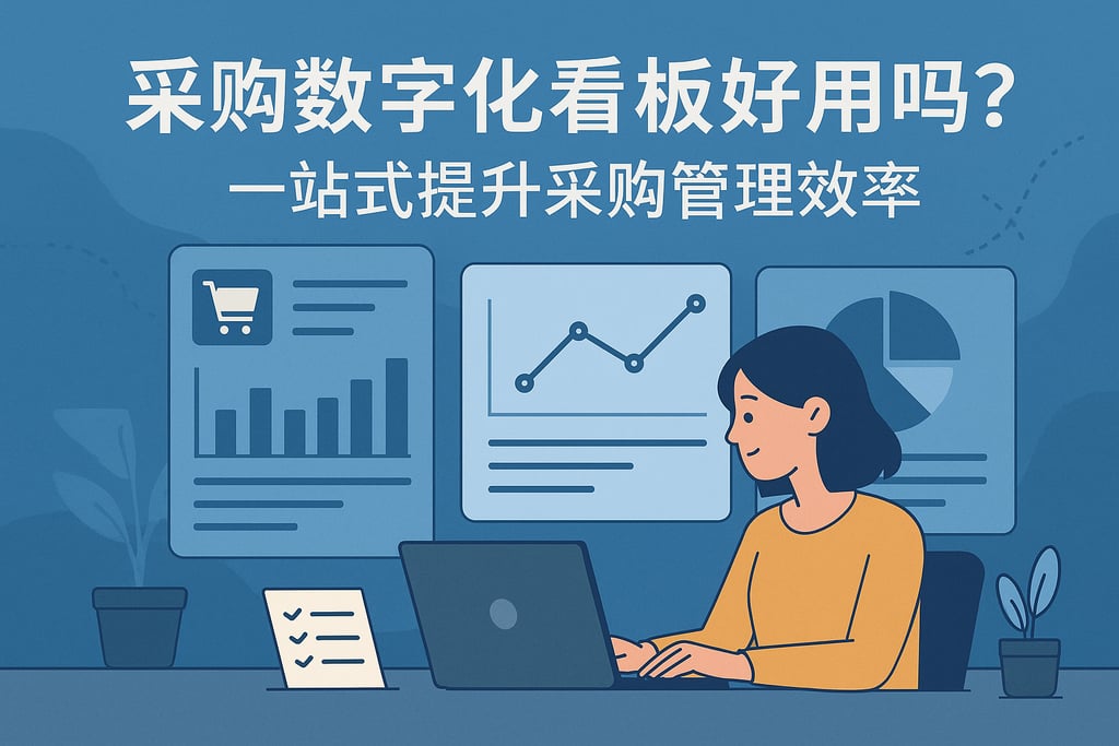 采购数字化看板好用吗？一站式提升采购管理效率