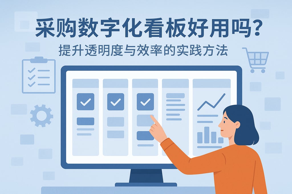 采购数字化看板好用吗？提升透明度与效率的实践方法
