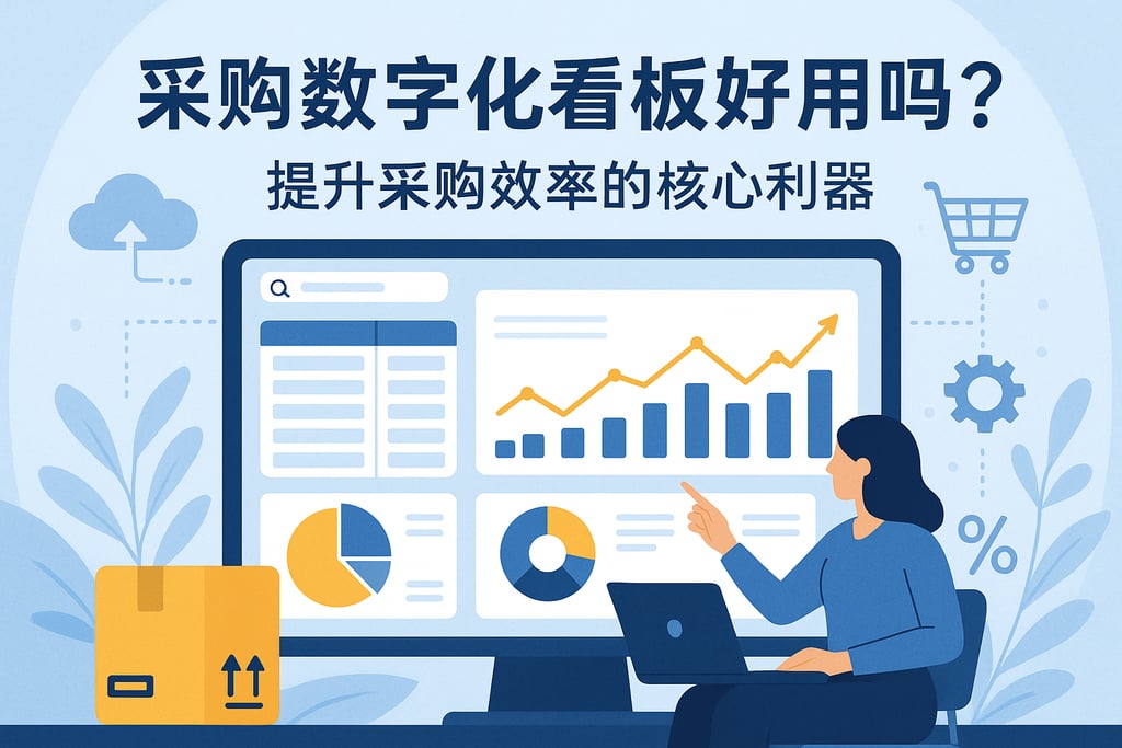 采购数字化看板好用吗？提升采购效率的核心利器