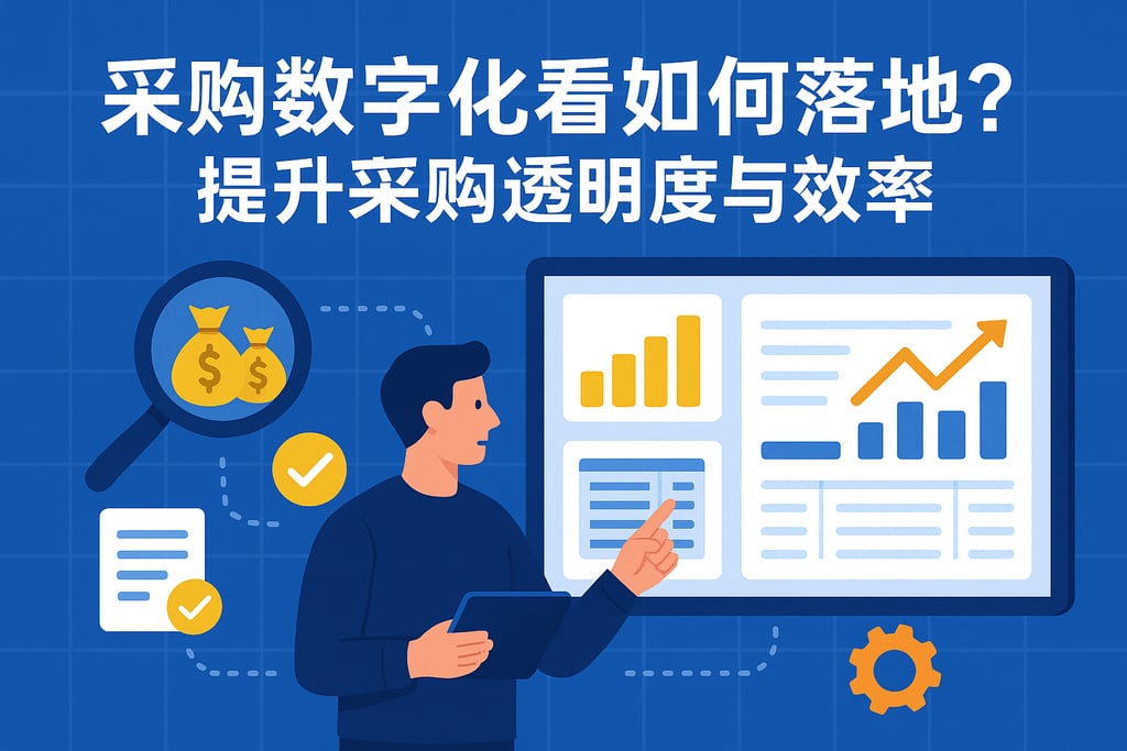 采购数字化看板如何落地应用？提升采购透明度与效率