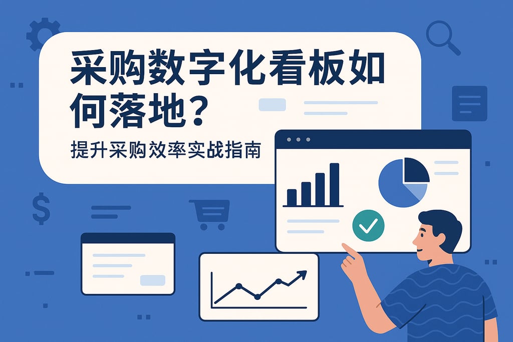 采购数字化看板如何落地？提升采购效率实战指南