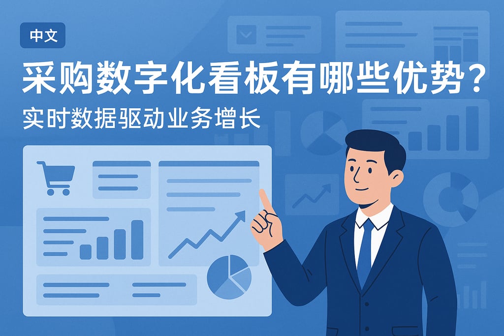 采购数字化看板有哪些优势？实时数据驱动业务增长