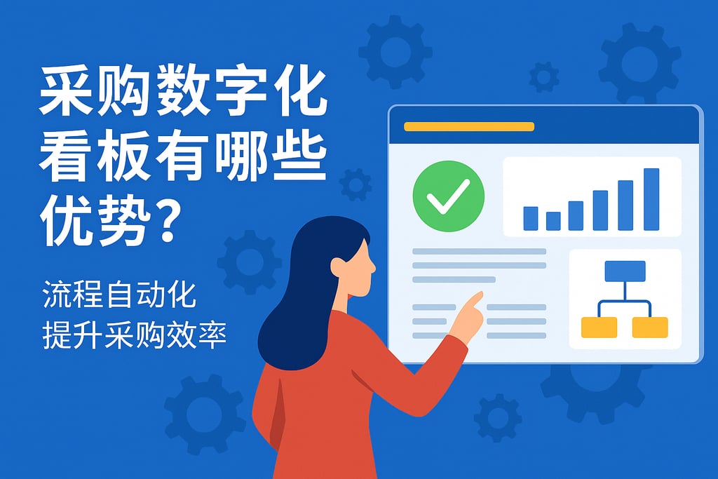 采购数字化看板有哪些优势？流程自动化提升采购效率