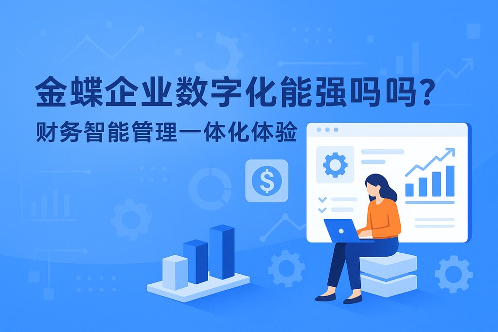 金蝶企业数字化功能强吗？财务智能管理一体化体验