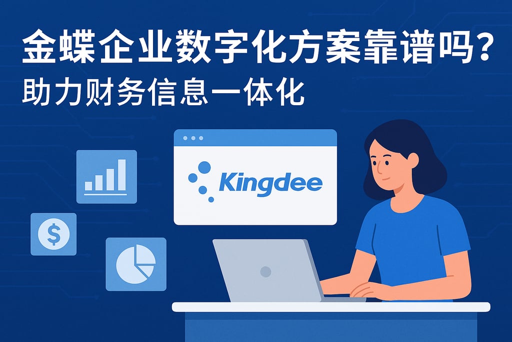 金蝶企业数字化方案靠谱吗？助力财务信息一体化