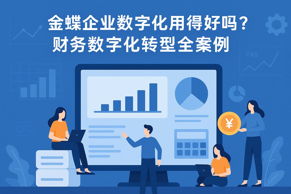 金蝶企业数字化用得好吗？财务数字化转型全案例