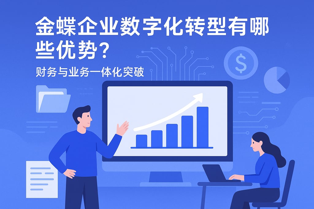 金蝶企业数字化转型有哪些优势？财务与业务一体化突破