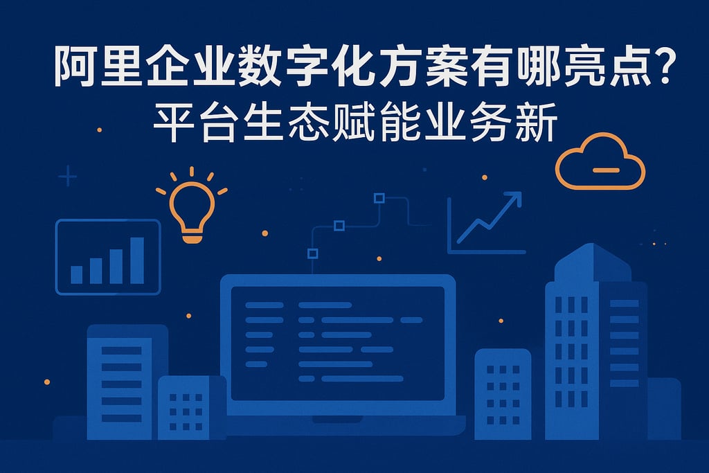 阿里企业数字化方案有哪些亮点？平台生态赋能业务创新