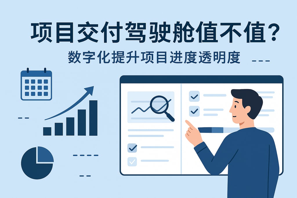 项目交付驾驶舱值不值？数字化提升项目进度透明度