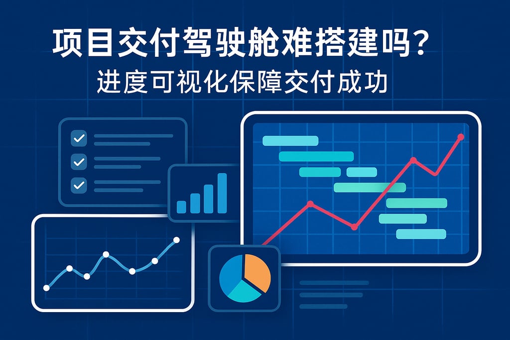 项目交付驾驶舱难搭建吗？进度可视化保障交付成功