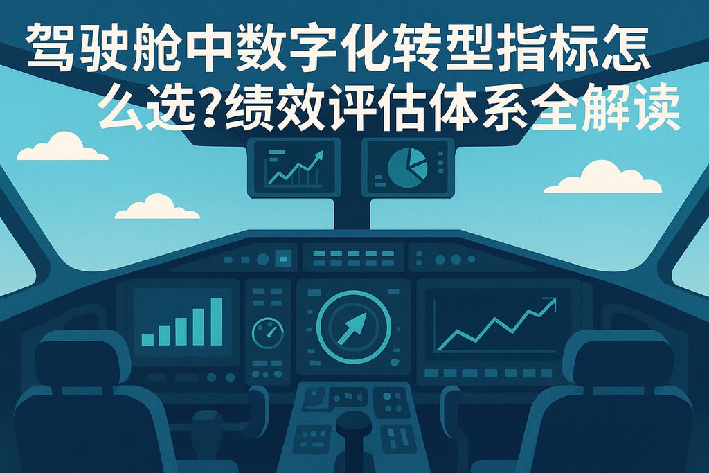 驾驶舱中数字化转型指标怎么选？绩效评估体系全解读