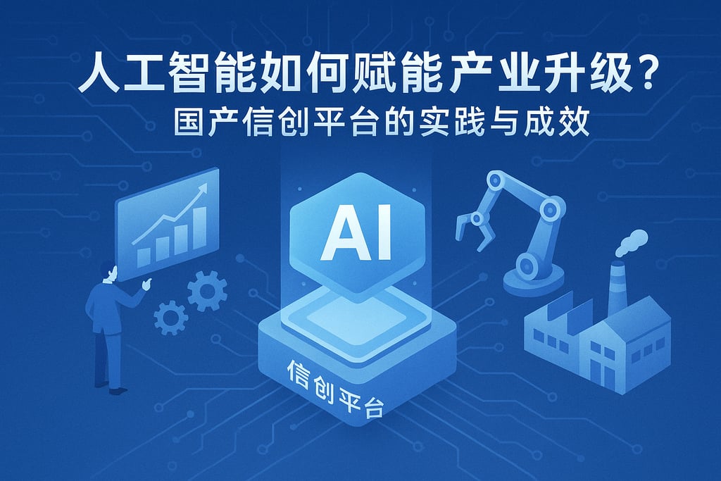 人工智能如何赋能产业升级?国产信创平台的实践与成效 - FineBI数据分析知识库