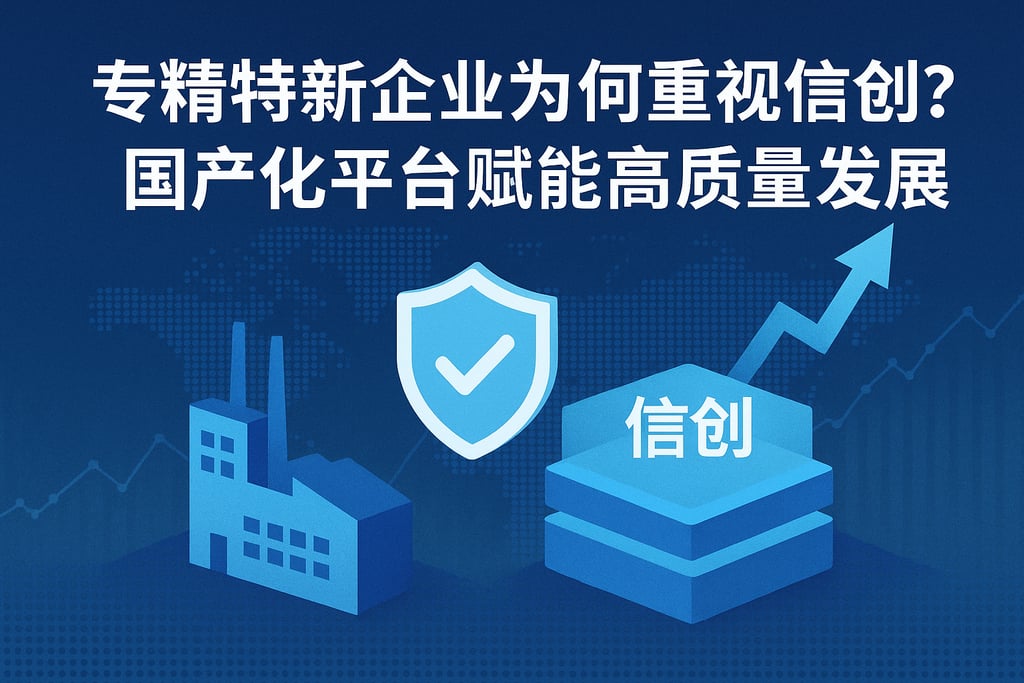 专精特新企业为何重视信创？国产化平台赋能高质量发展