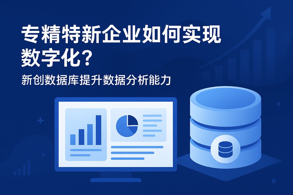 专精特新企业如何实现数字化？新创数据库提升数据分析能力