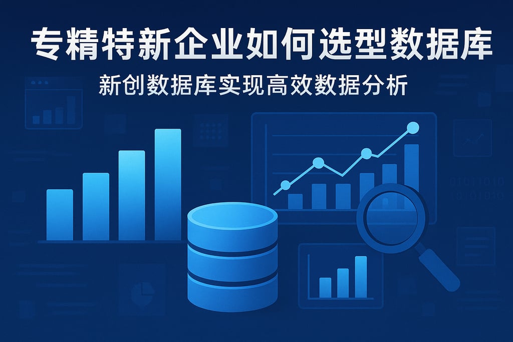 专精特新企业如何选型数据库？新创数据库实现高效数据分析