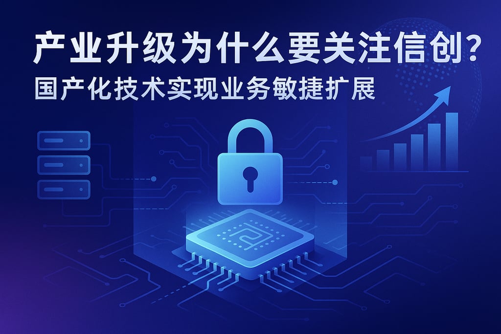 产业升级为什么要关注信创？国产化技术实现业务敏捷扩展