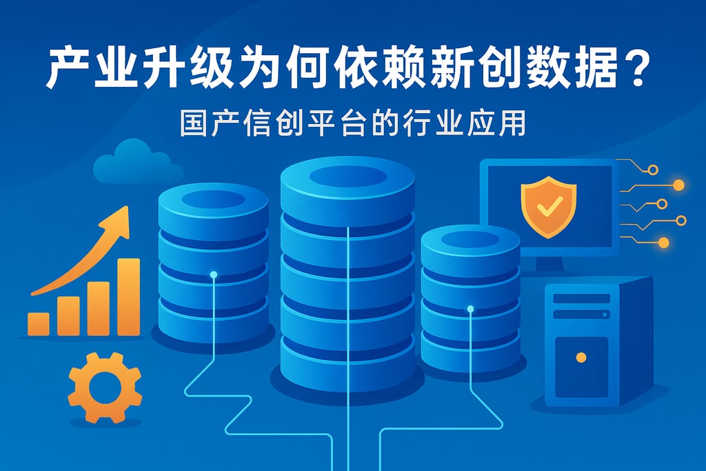 产业升级为何依赖新创数据库？国产信创平台的行业应用