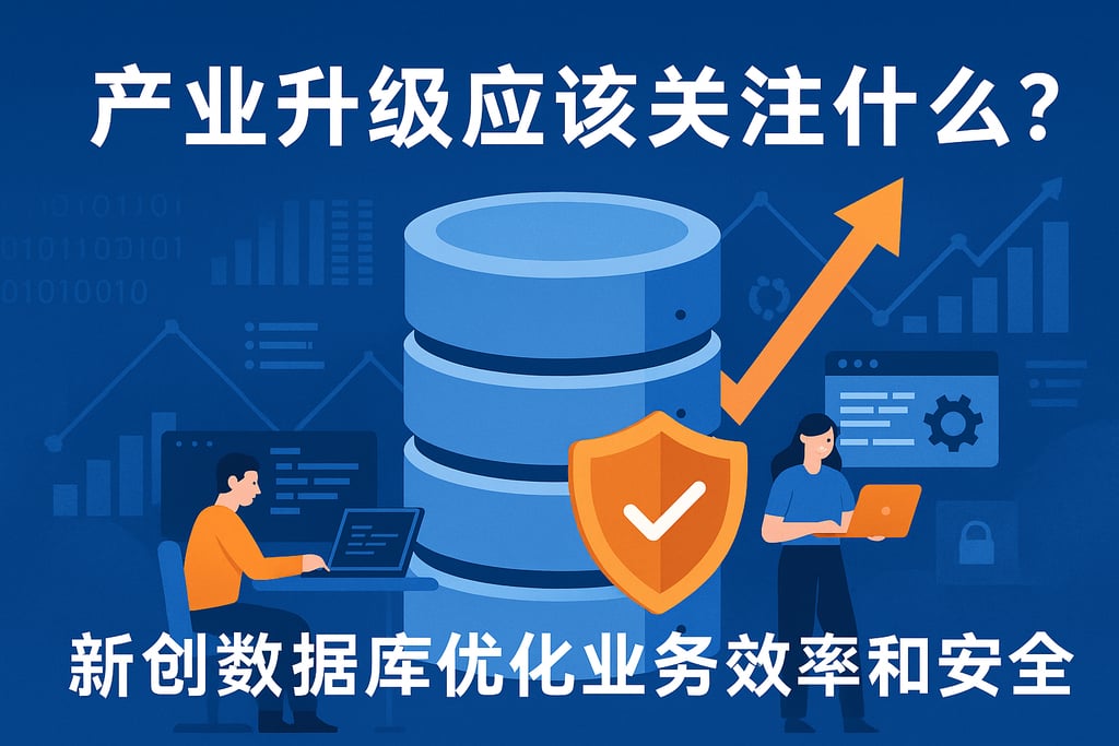 产业升级应该关注什么？新创数据库优化业务效率和安全