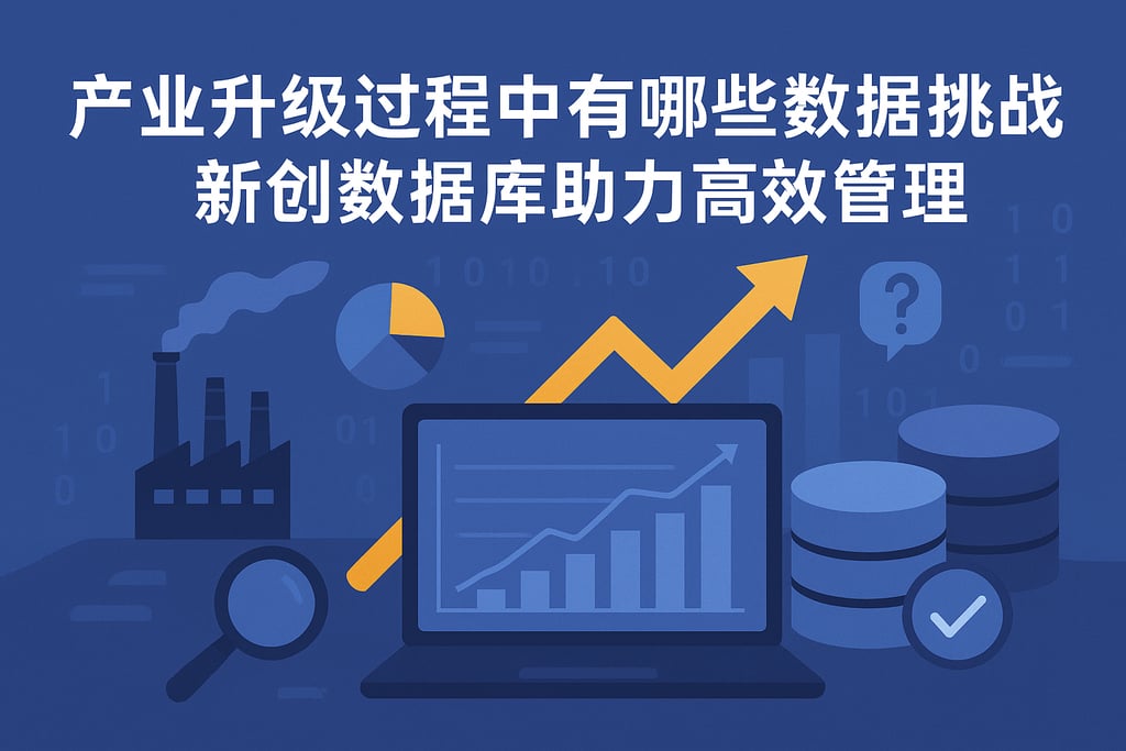 产业升级过程中有哪些数据挑战？新创数据库助力高效管理