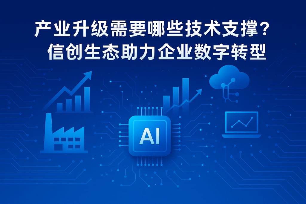 产业升级需要哪些技术支撑？信创生态助力企业数字转型