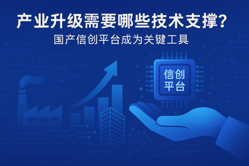 产业升级需要哪些技术支撑？国产信创平台成为关键工具