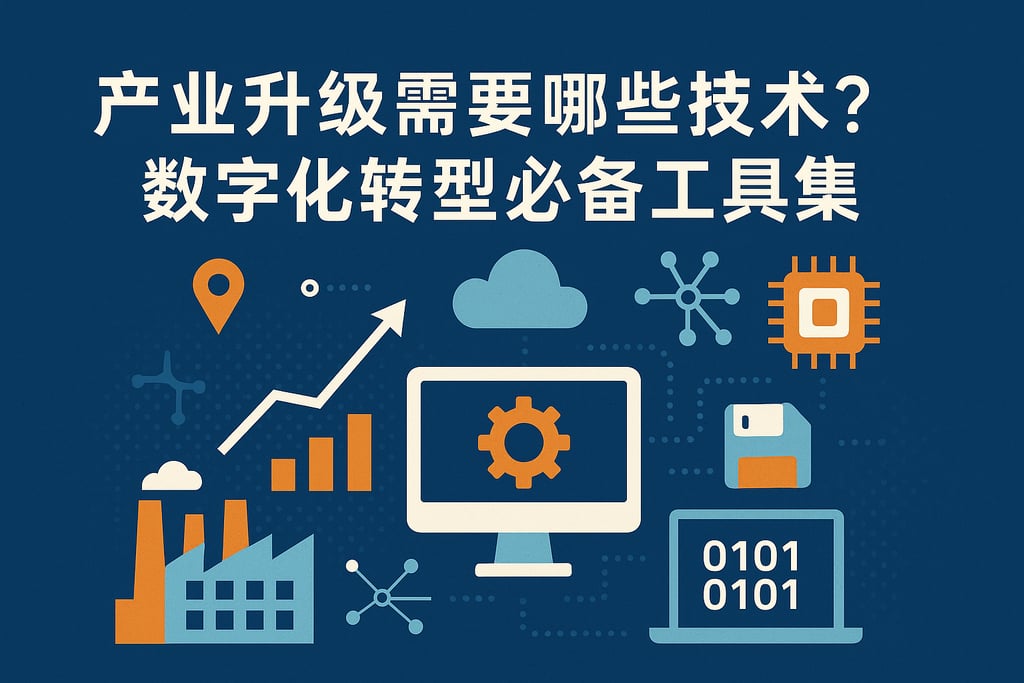 产业升级需要哪些技术？数字化转型必备工具集
