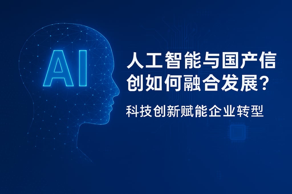 人工智能与国产信创如何融合发展？科技创新赋能企业转型