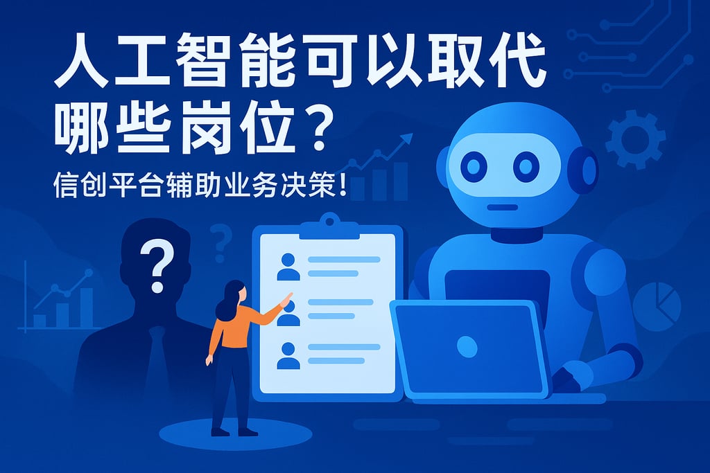 人工智能可以取代哪些岗位？信创平台辅助业务决策！