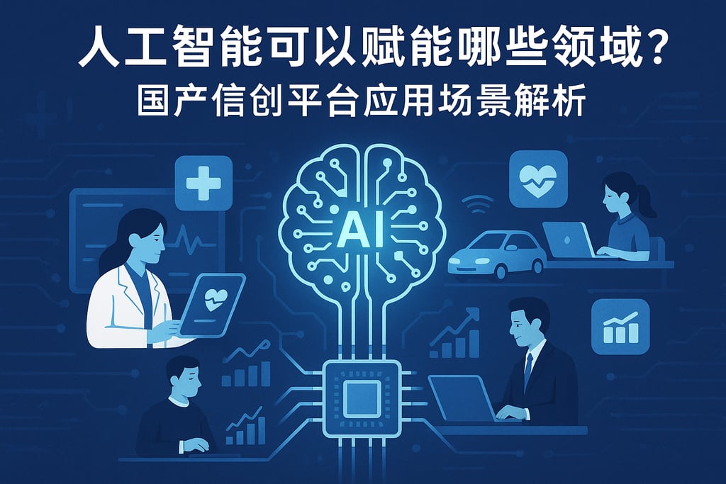 人工智能可以赋能哪些领域？国产信创平台应用场景解析
