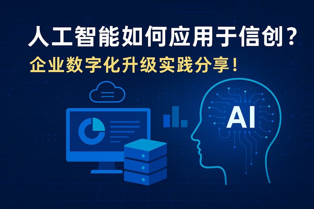 人工智能如何应用于信创？企业数字化升级实践分享！