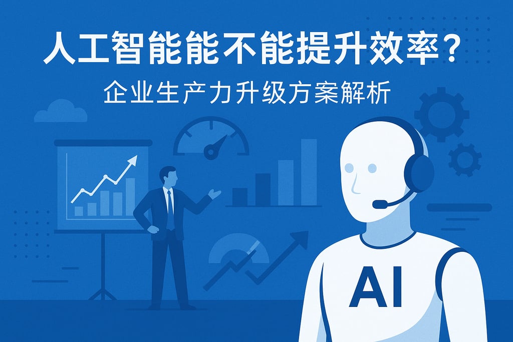 人工智能能不能提升效率？企业生产力升级方案解析