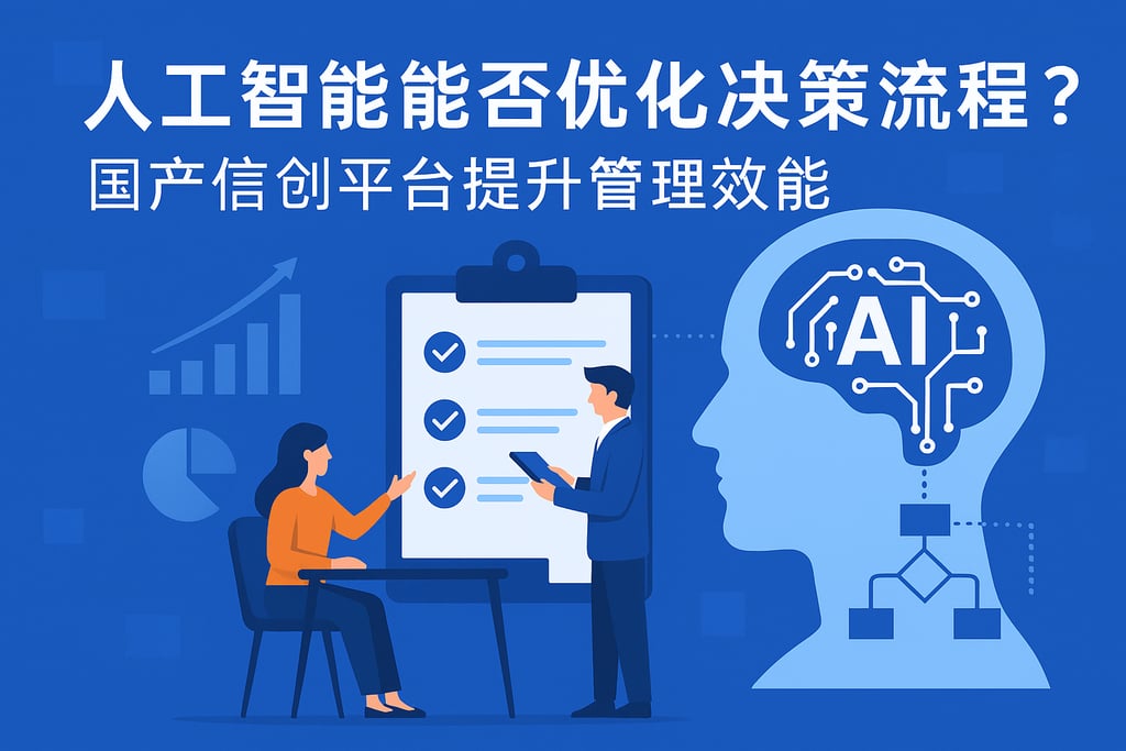 人工智能能否优化决策流程？国产信创平台提升管理效能
