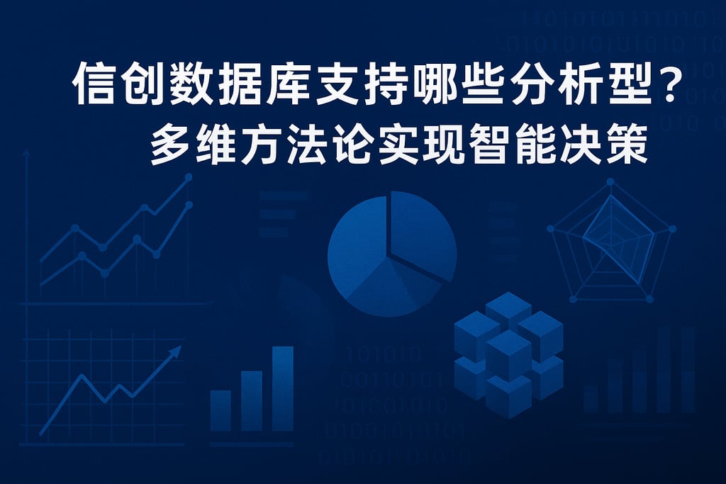 信创数据库支持哪些分析模型？多维方法论实现智能决策