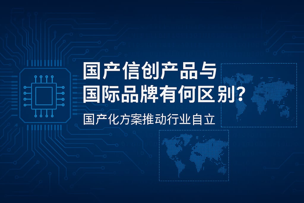 国产信创产品与国际品牌有何区别？国产化方案推动行业自立