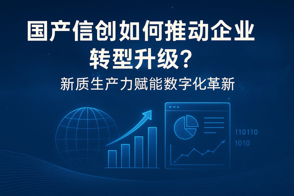 国产信创如何推动企业转型升级？新质生产力赋能数字化革新