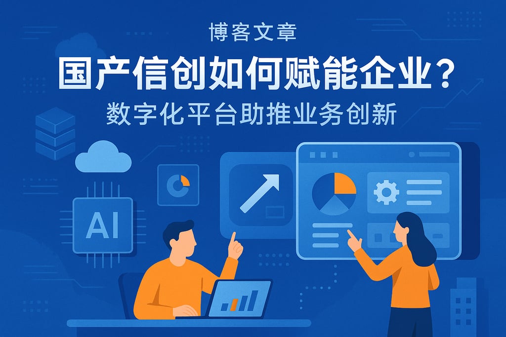 国产信创如何赋能企业？数字化平台助推业务创新