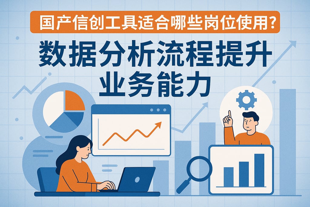 国产信创工具适合哪些岗位使用？数据分析流程提升业务能力