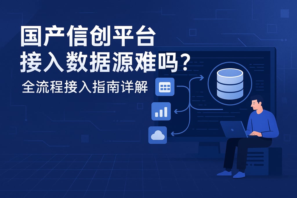 国产信创平台接入数据源难吗？全流程接入指南详解