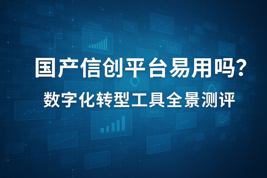 国产信创平台易用吗？数字化转型工具全景测评