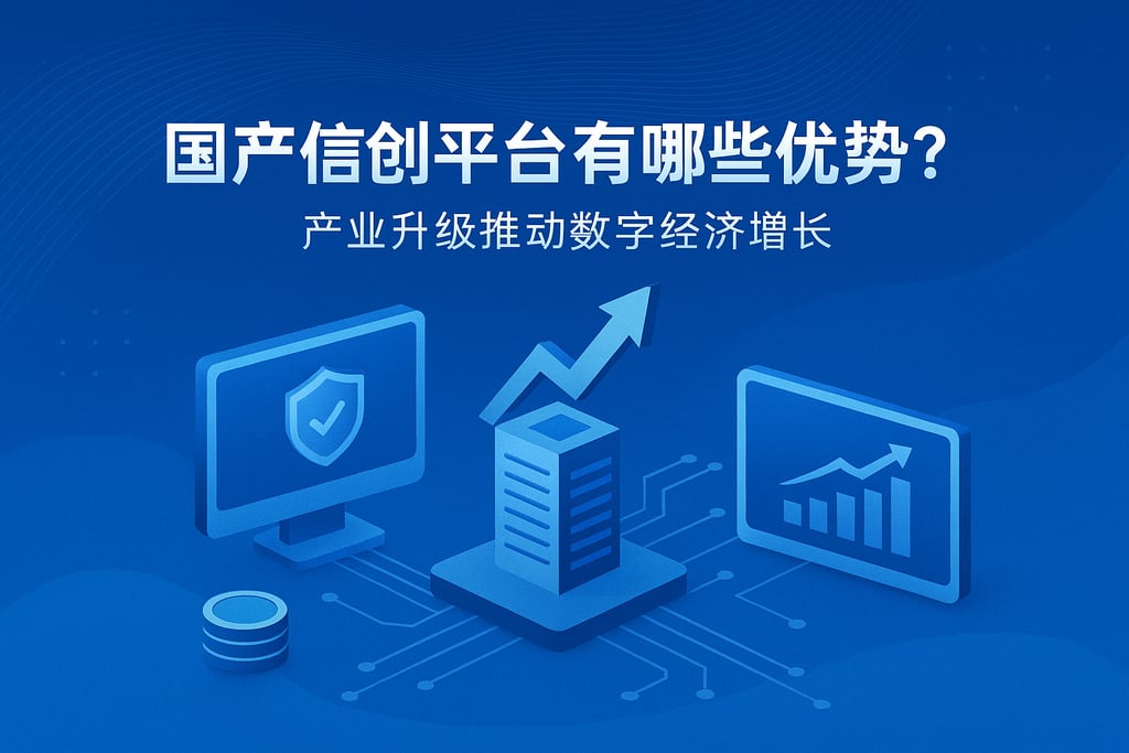国产信创平台有哪些优势？产业升级推动数字经济增长