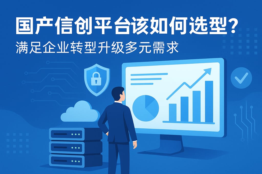 国产信创平台该如何选型？满足企业转型升级多元需求