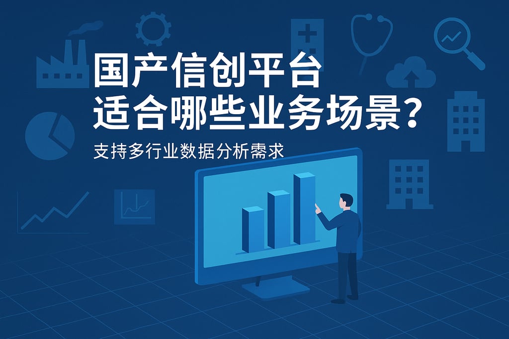 国产信创平台适合哪些业务场景？支持多行业数据分析需求