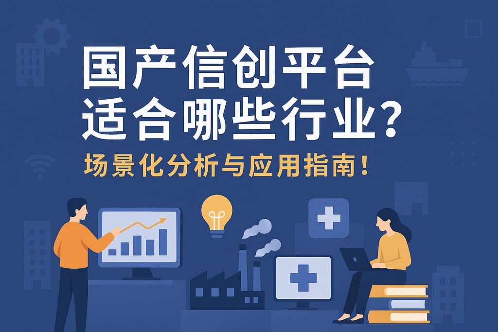 国产信创平台适合哪些行业？场景化分析与应用指南！