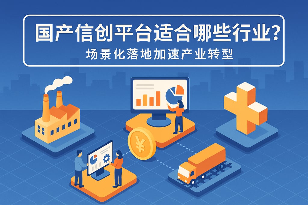 国产信创平台适合哪些行业？场景化落地加速产业转型