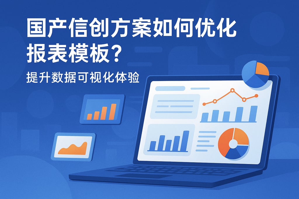 国产信创方案如何优化报表模板？提升数据可视化体验