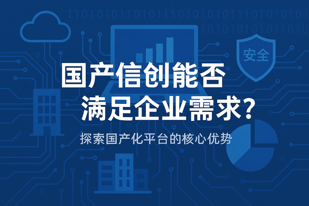 国产信创能否满足企业需求？探索国产化平台的核心优势