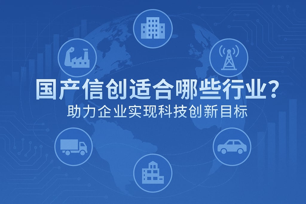 国产信创适合哪些行业？助力企业实现科技创新目标