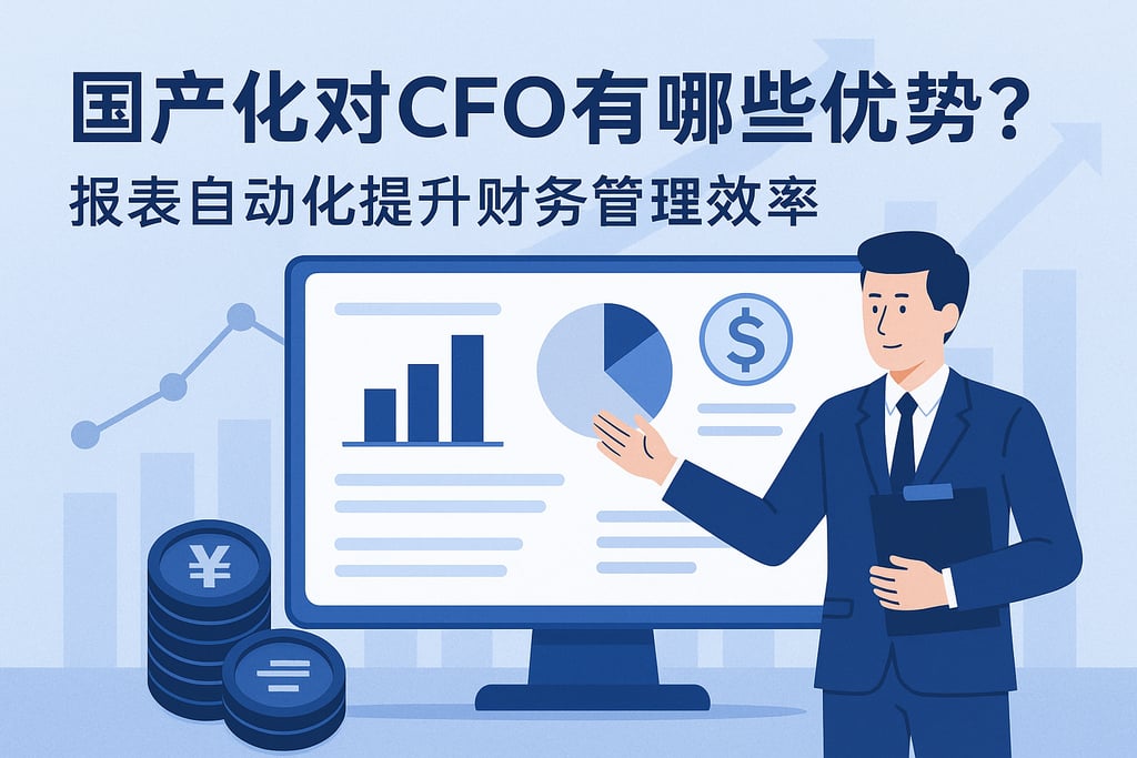 国产化对CFO有哪些优势？报表自动化提升财务管理效率