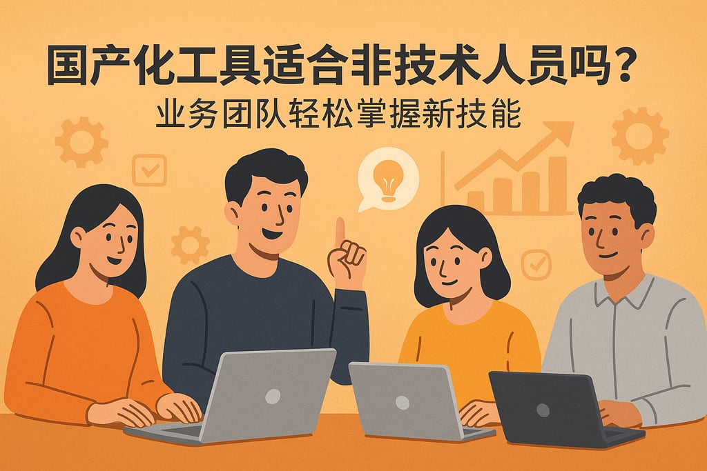 国产化工具适合非技术人员吗？业务团队轻松掌握新技能