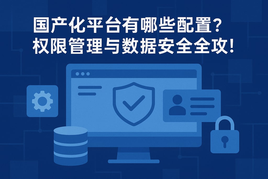 国产化平台有哪些配置？权限管理与数据安全全攻略！